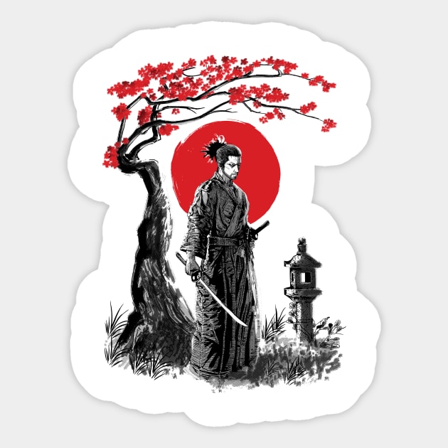 Miyamoto Musashi Sticker by ddjvigo